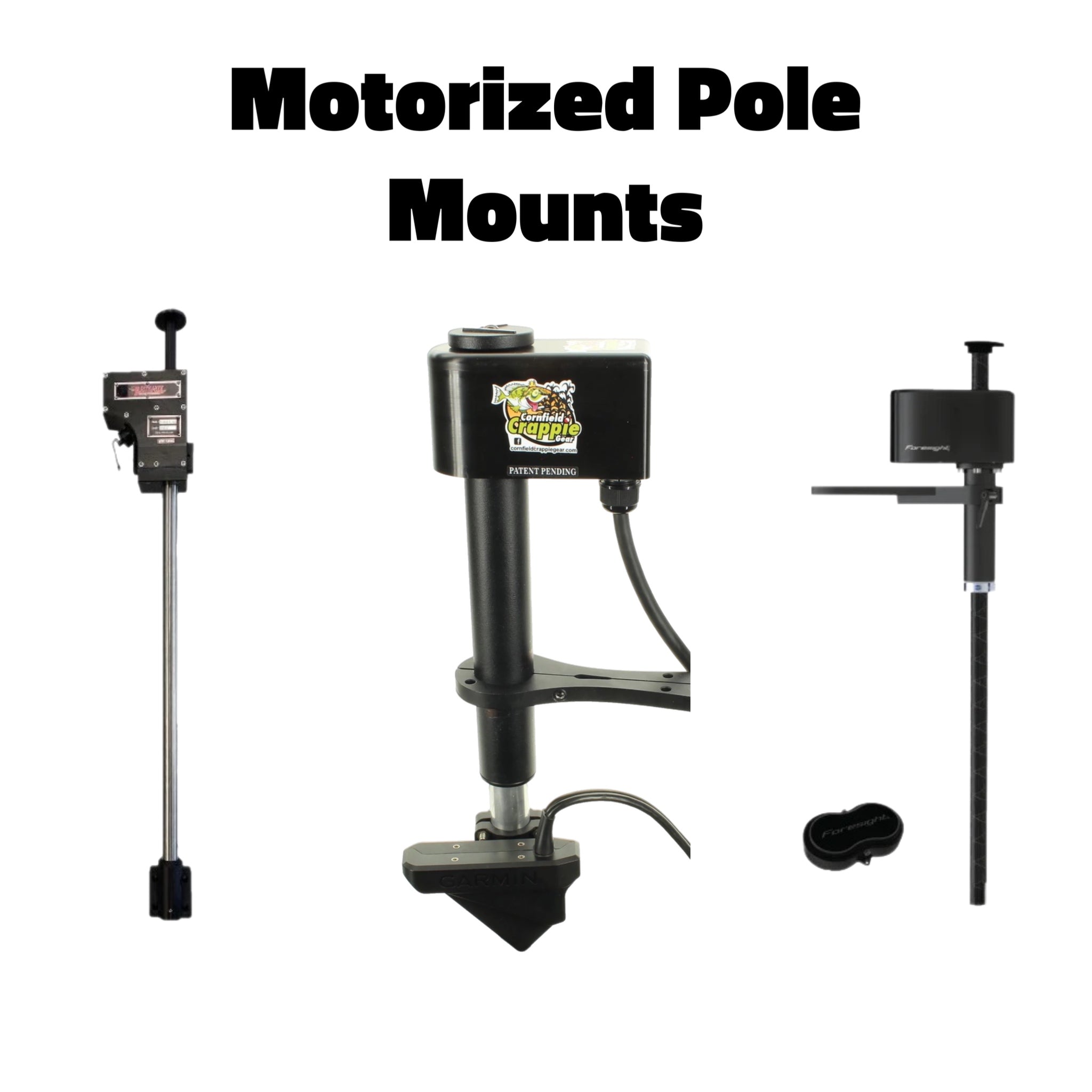 Motorized Pole Mounts (Cornfield, Rite Hite, Foresight, TargetLock) –  BassFishin Electronics, LLC