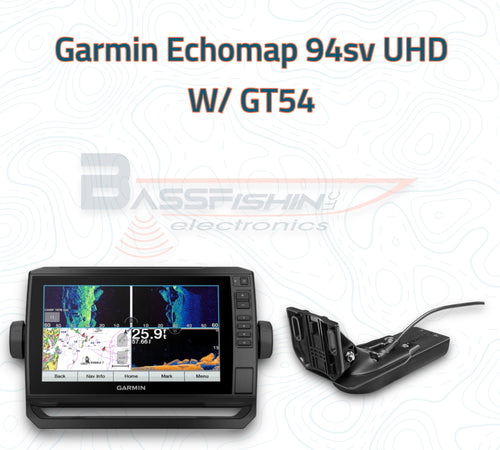 Garmin ECHOMAP UHD 94sv GPS/Fishfinder - Preloaded US Coastal Garmin Navionics+ Charts w/ GT54 Transducer