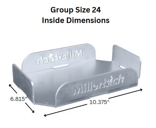 MillerTech Aluminum Battery Tray Group Size 24