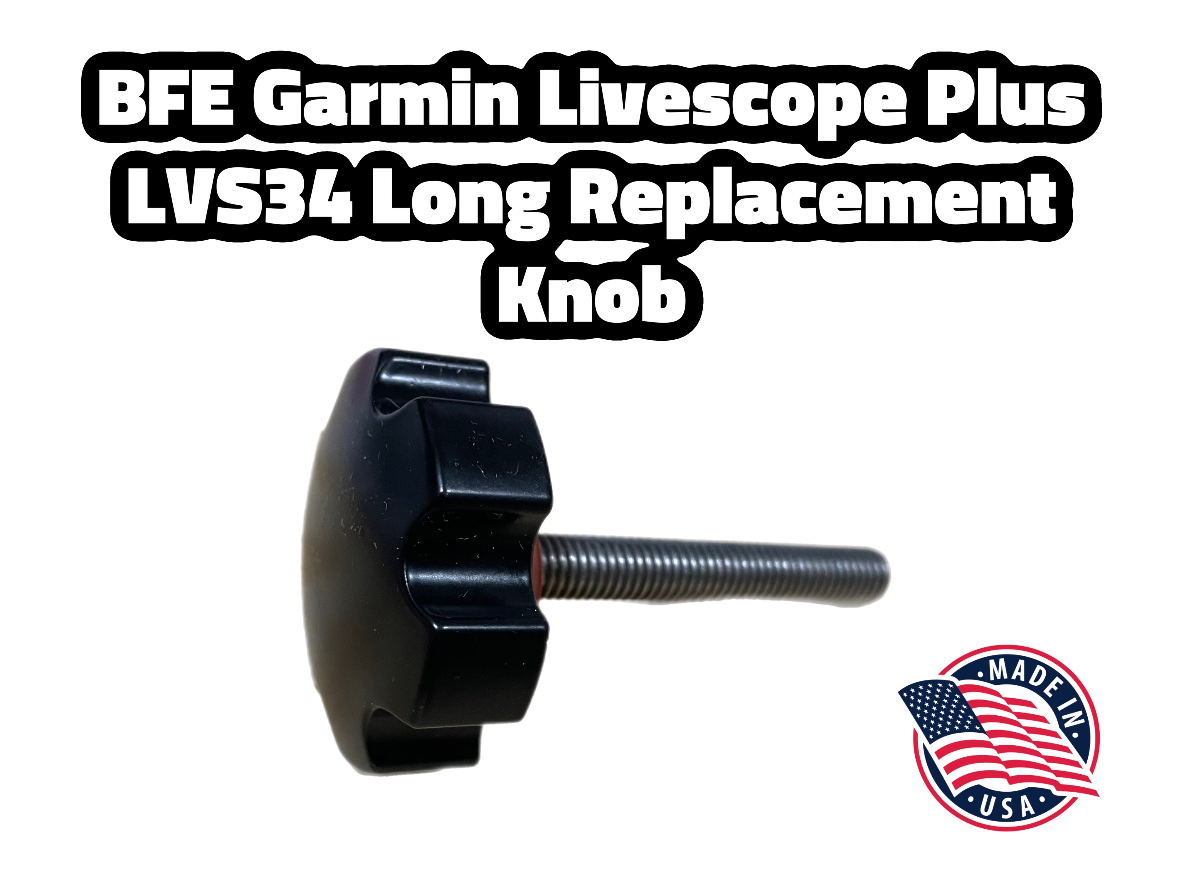 BFE Garmin Livescope Plus LVS34 Aluminum Replacement Knob – BassFishin  Electronics, LLC
