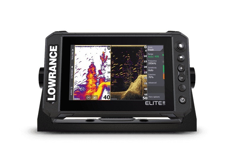 Load image into Gallery viewer, Lowrance Elite FS 7 Chartplotter/Fishfinder w/Active Imaging™ 3-in-1 Transom Mount Transducer
