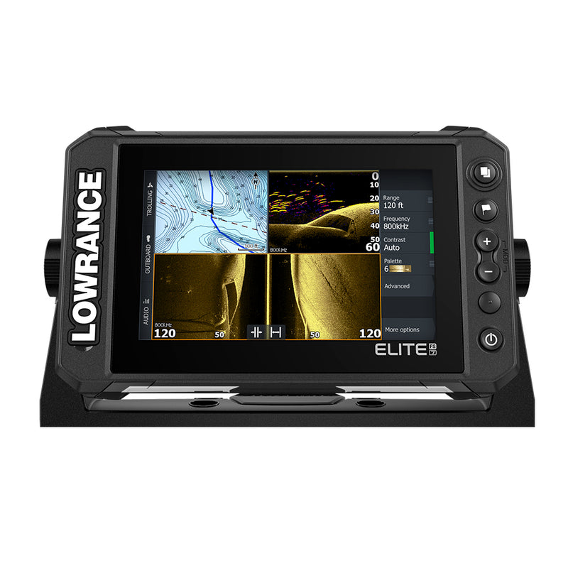 Load image into Gallery viewer, Lowrance Elite FS 7 Chartplotter/Fishfinder w/Active Imaging™ 3-in-1 Transom Mount Transducer
