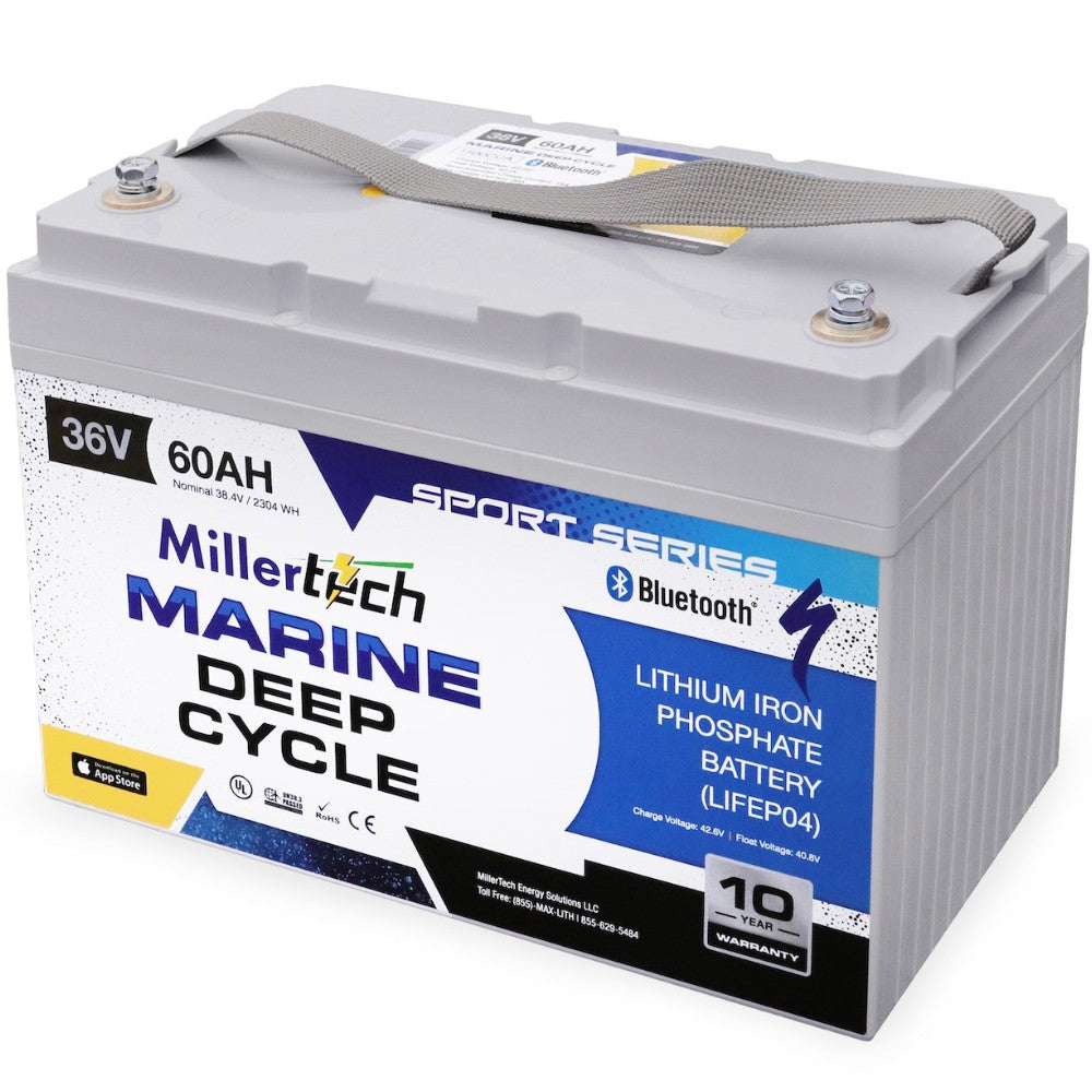 MillerTech 36V 60ah Bluetooth Lithium Battery – BassFishin