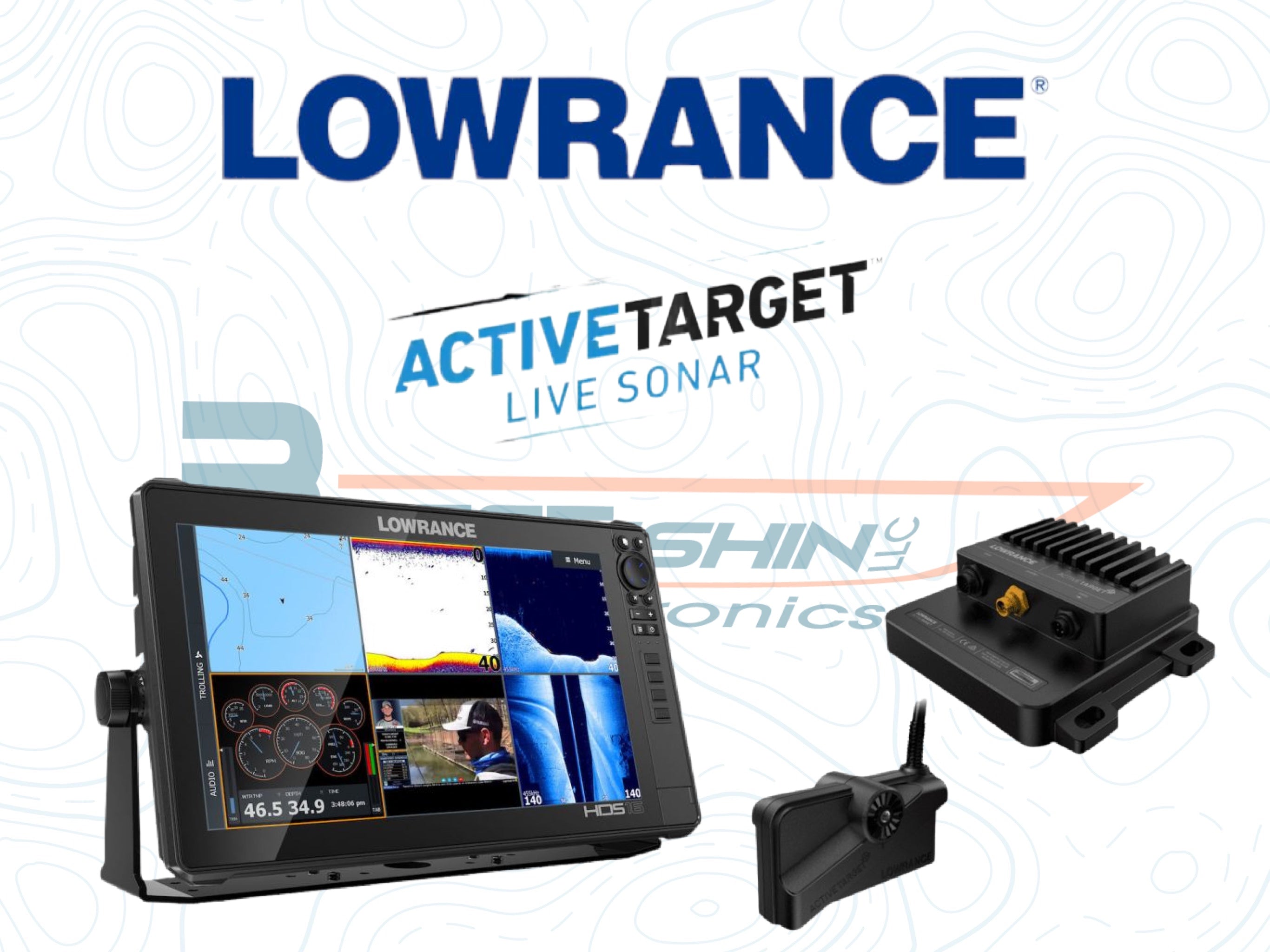 Lowrance HDS 12 Live Active Target Bundle – BassFishin Electronics, LLC