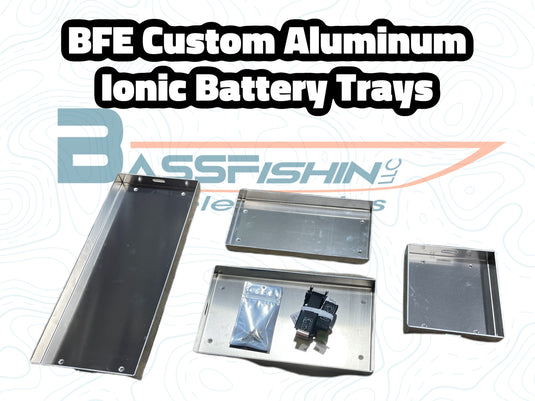 BFE Ionic Single 12V Cranking Aluminum Battery Tray
