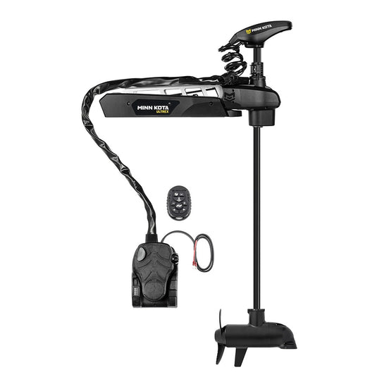 Minn Kota Ultrex QUEST Q2 90/115 lb brushless trolling motor with 52-inch shaft, built-in Humminbird Dual Spectrum CHIRP sonar, heel-toe foot pedal and Micro Remote, part number 1368904