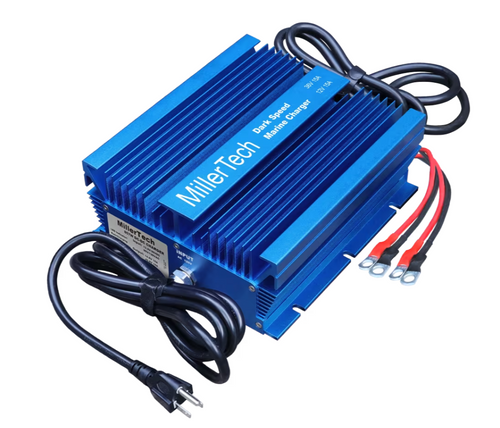 MillerTech 12V-36V Dark Speed On The Run Dual Marine Charger