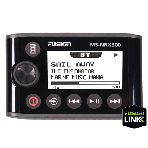 Fusion Ms-nrx300 Wired Remote For Nmea 2000 Compatible Units