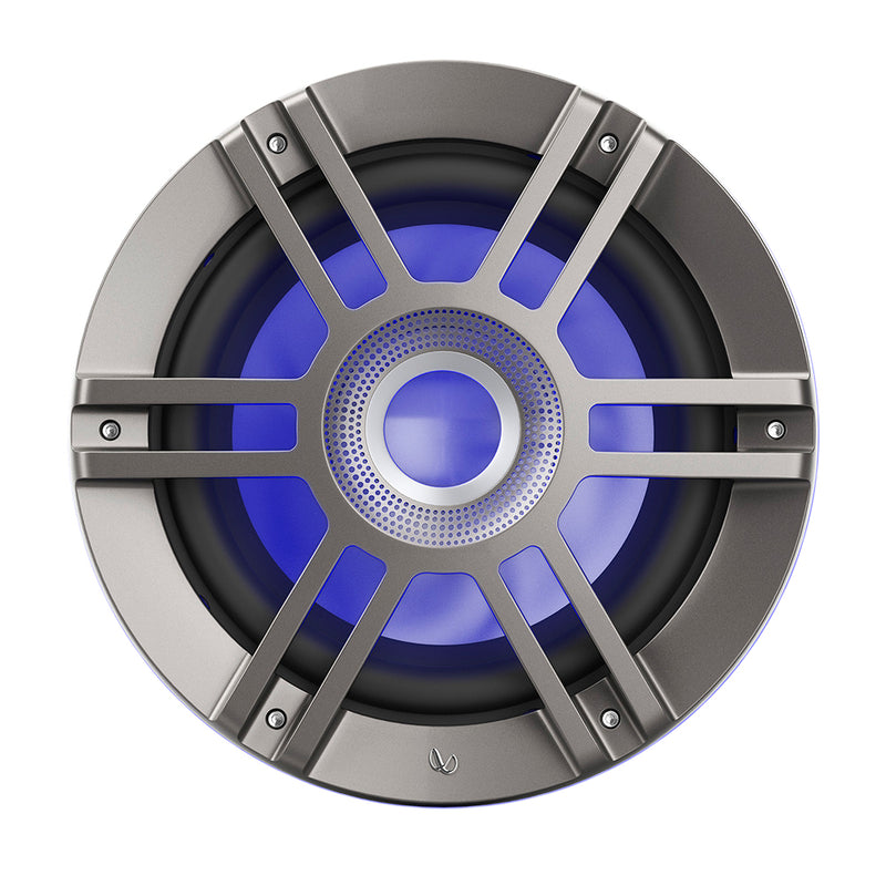 Load image into Gallery viewer, Infinity 10&quot; Marine RGB Kappa Series Speakers - Titanium/Gunmetal
