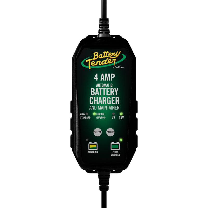 Load image into Gallery viewer, Battery Tender 6V/12V, 4A Lead Acid &amp; Lithium Selectable Battery Charger
