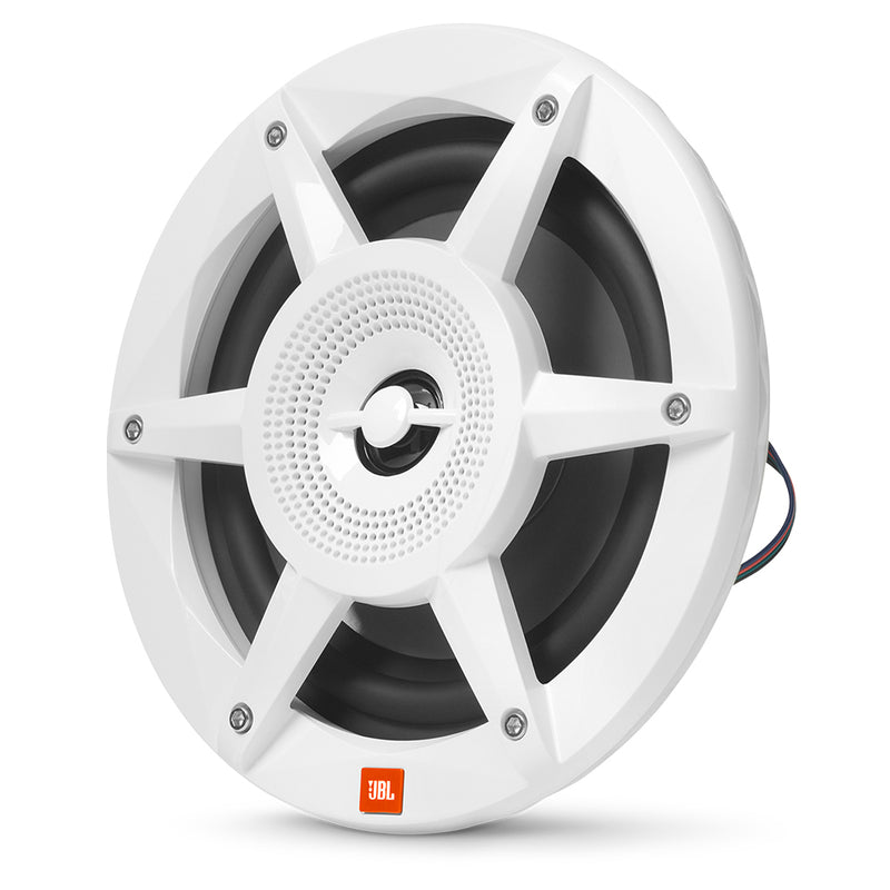 Load image into Gallery viewer, JBL 6.5&quot; Coaxial Marine RGB Speakers - White STADIUM Series
