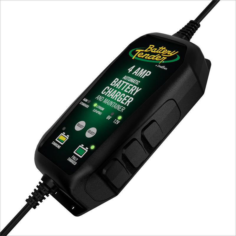 Load image into Gallery viewer, Battery Tender 6V/12V, 4A Lead Acid &amp; Lithium Selectable Battery Charger
