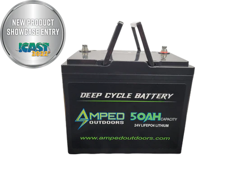 AMPED Outdoors 24V 50Ah Lithium Battery (LiFePO4)