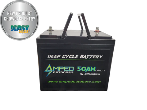 AMPED Outdoors 24V 50Ah Lithium Battery (LiFePO4)