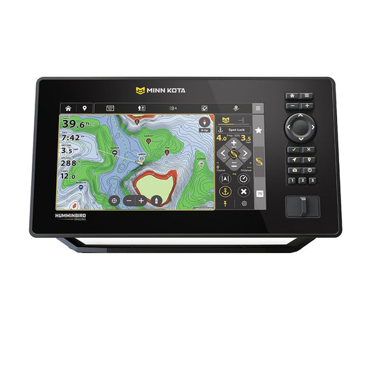 Minn Kota X9 9 inch fish finder with MEGA Side Imaging Plus and Humminbird Imaging technology 412370-1VX