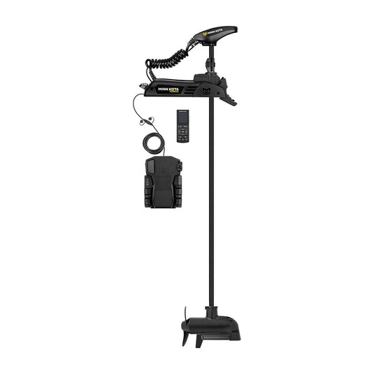 Minn Kota Terrova QUEST Q2 90/115 lb brushless trolling motor with 72-inch shaft, built-in Humminbird MEGA Side Imaging sonar, wireless remote and electric-steer foot pedal, part number 1358347