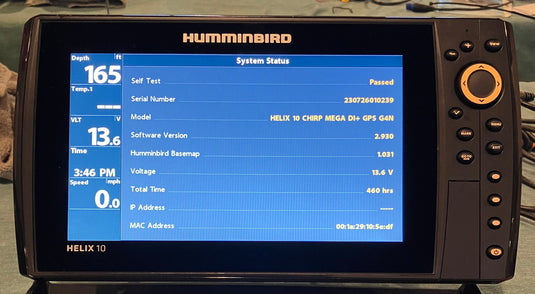 Used Humminbird Helix 10 Chirp MEGA DI+ GPS G4N