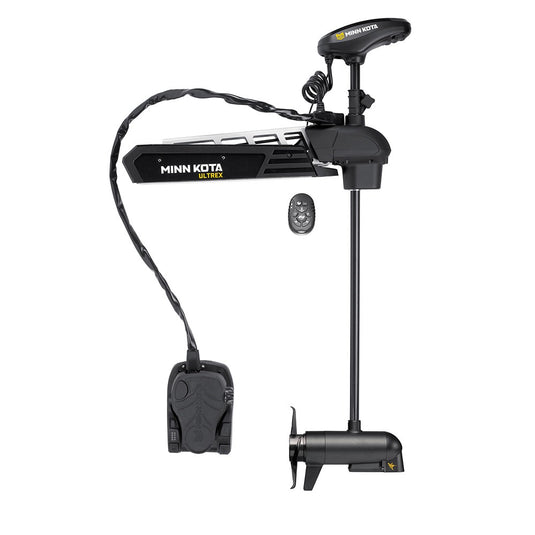 Minn Kota Ultrex 2 80 lb freshwater trolling motor with 52-inch shaft, built-in Humminbird MEGA Down Imaging, cable-steer foot pedal, Micro Remote and Lift-Assist, part number 1368893