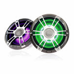 Fusion SG-FL652SPC 6.5" 230 W Sports Chrome Speakers with CRGBW LED Lighting Coaxial