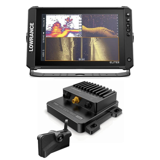 Lowrance Elite FS 12 and ActiveTarget 2 live sonar bundle, model 000-16498-001