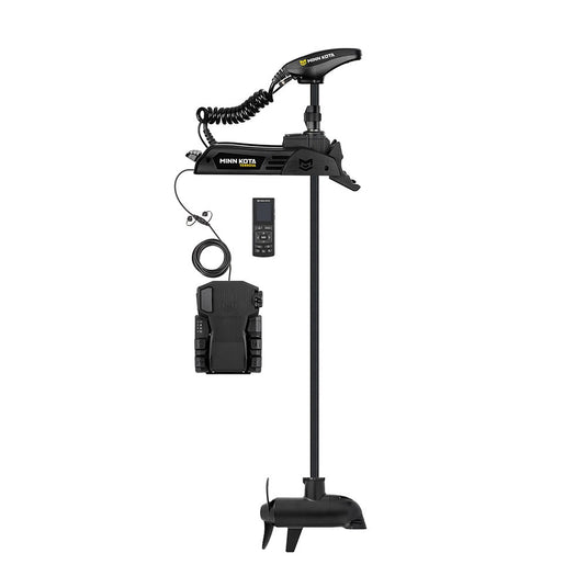 Minn Kota Terrova QUEST Q2 90/115 lb brushless trolling motor with 60-inch shaft, built-in Humminbird Dual Spectrum CHIRP sonar, wireless remote and corded foot pedal, part number 1358344
