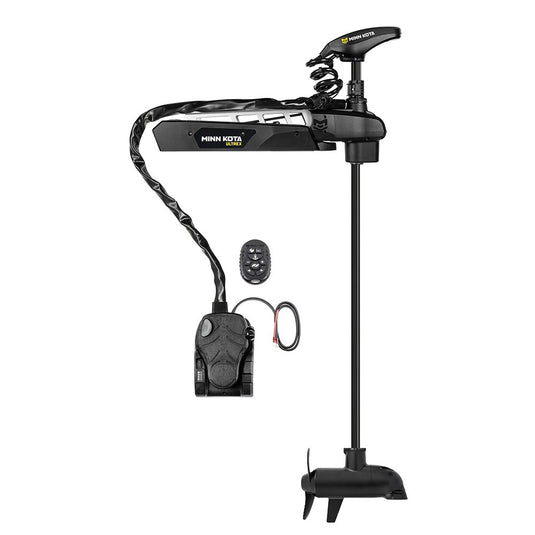 Minn Kota Ultrex QUEST Q2 90/115 lb brushless trolling motor with 60-inch shaft, built-in Humminbird Dual Spectrum CHIRP sonar, heel-toe foot pedal and Micro Remote, part number 1368905