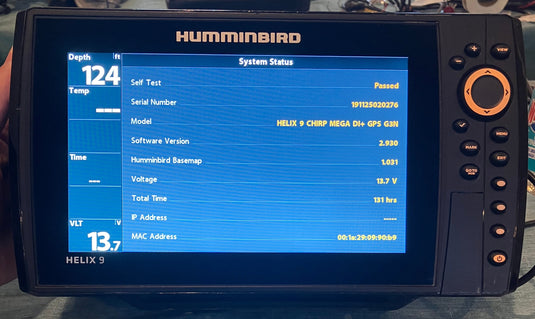Used Humminbird Helix 9 Chirp MEGA DI+ GPS G3N