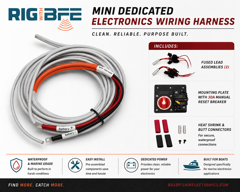 Load image into Gallery viewer, BFE Mini Dedicated Electronics Wiring Harness
