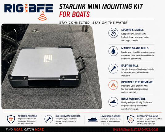 BFE Starlink Mini Mounting Kit for Boats