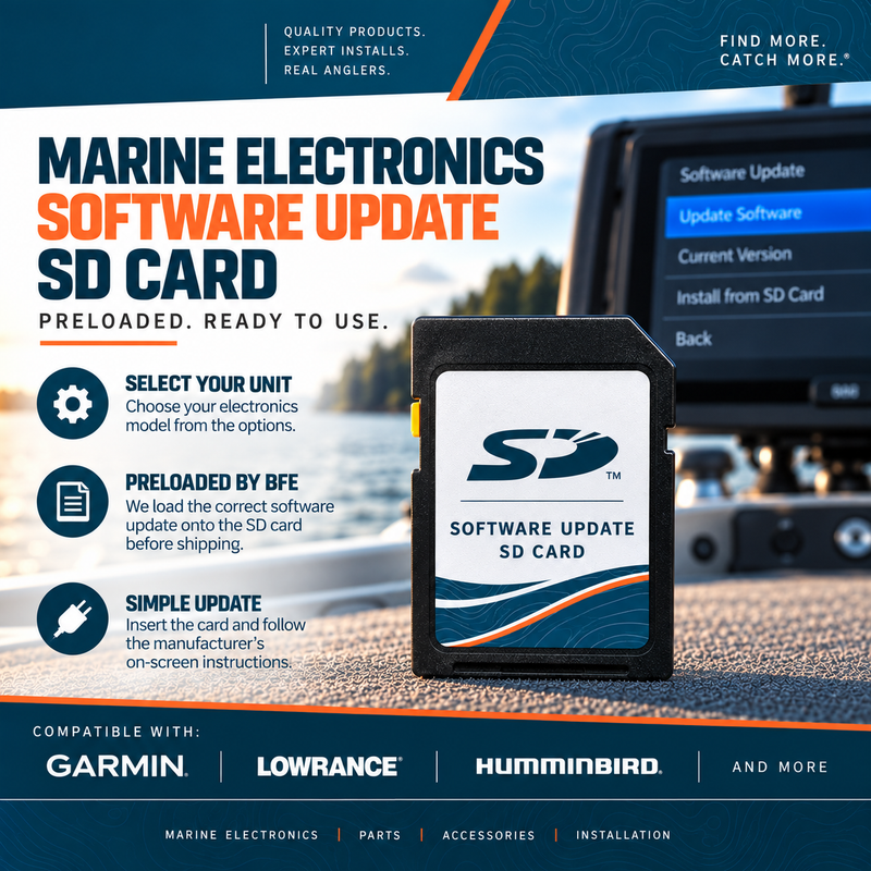 Load image into Gallery viewer, BFE preloaded software update SD card for marine electronics
