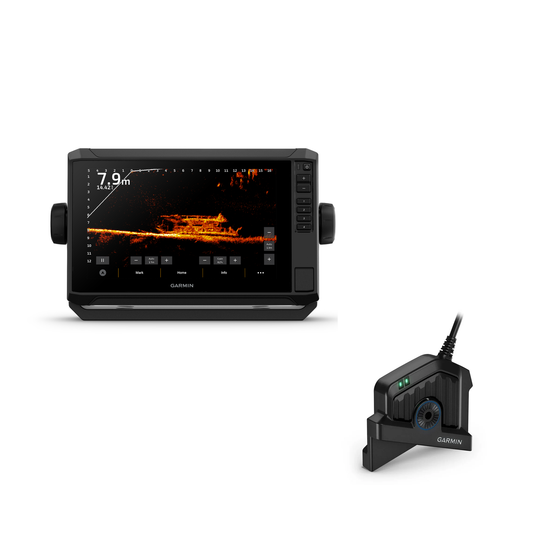 Garmin ECHOMAP UHD2 93sv with LiveScope 2 HD LVS42HD bundle