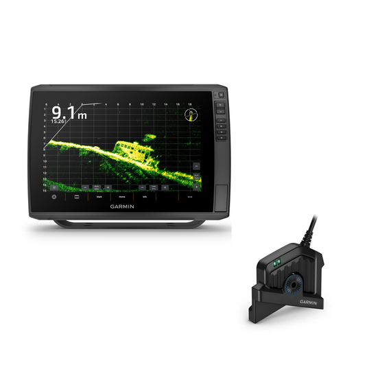 Garmin ECHOMAP Ultra 2 106sv with LiveScope 2 HD LVS42HD bundle