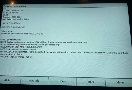 Used Garmin Echomap Ultra 122sv