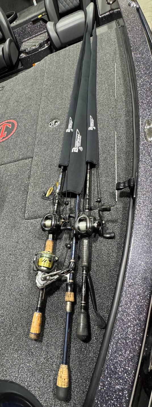 fishing rod holder sleeves TRXSTLE Boots - Rod Protector 2-Pack 11' Our%20Premium%20Neoprene%20Rod%20Sleeves%20are%20the%20first%20of%20its%20kind%2C%20custom%20fit%20to%20a%20specific%20exact%20length%2C%20and%20labeled%20as%20such%20for%20easy%20identification.%26nbsp%3B%20Most%20rod%20sleeves%20on%20available%20today%20are%20made%20one%20size%20fit%20all%2C%20and%20almost%20none%20of%20them%20are%20made%20for%20the%20long%20rods%20we%20use%20in%20Musky%20Fishing%2C%20or%20trolling%20rods.%26nbsp%3B%20They%20end%20up%20being%20to%20short%2C%20not%20protecting%20the%20full%20rod%20length POPETPOP Fishing Supplies Tube Fishing
