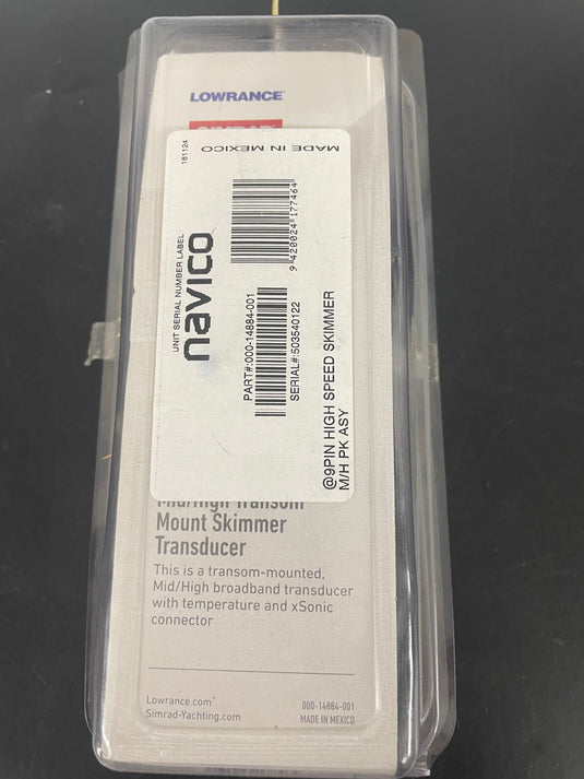Used Lowrance 9 Pin Skimmer Transducer