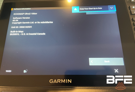 Used Garmin Echomap Ultra 2 106sv