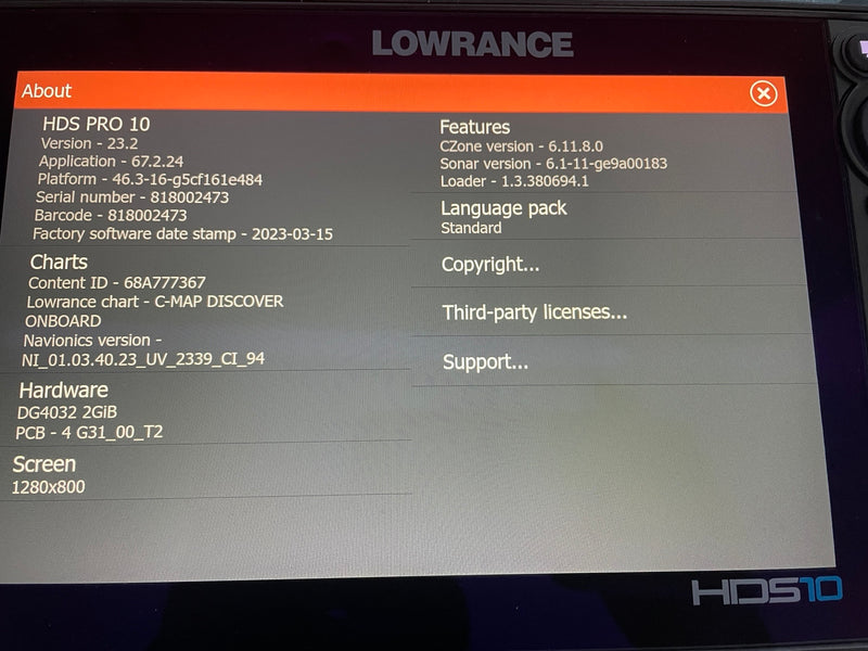 Load image into Gallery viewer, Used Lowrance HDS 10 PRO
