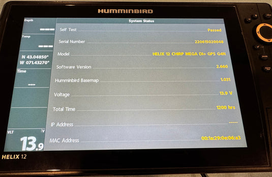 Used Humminbird Helix 12 MDI G4N