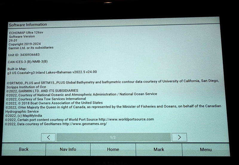 Load image into Gallery viewer, Used Garmin Echomap Ultra 126sv
