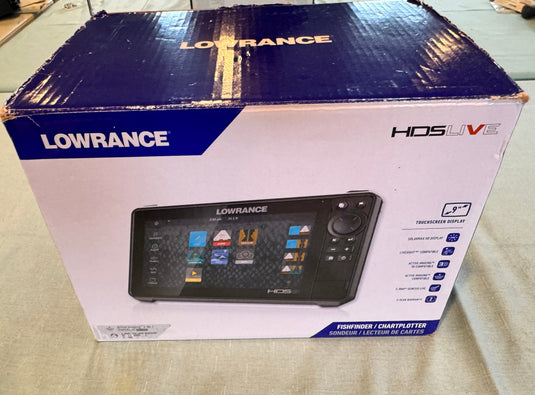 New Open Box Lowrance HDS 9 Live w/ AI 3 in 1 Transducer