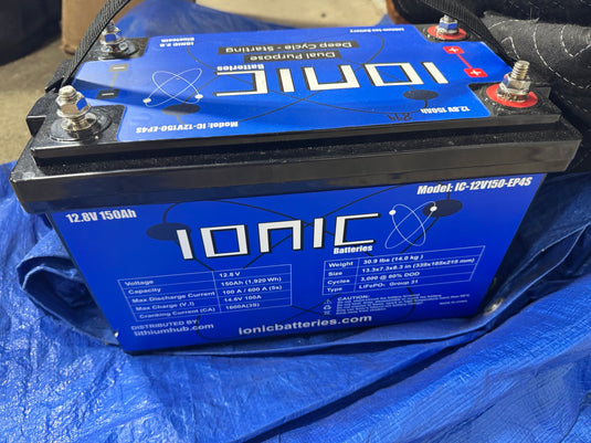 Used Ionic 150ah Lithium Battery