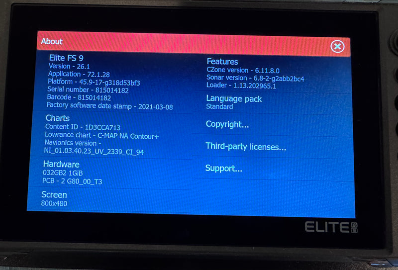 Load image into Gallery viewer, Used Lowrance Elite 9 FS
