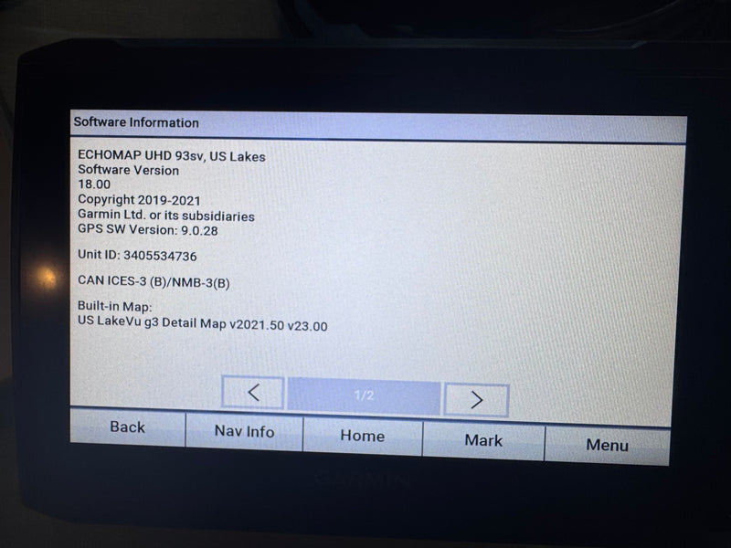 Load image into Gallery viewer, Used Garmin Echomap 93sv UHD
