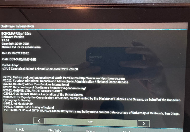 Load image into Gallery viewer, Used Garmin Echomap Ultra 126sv

