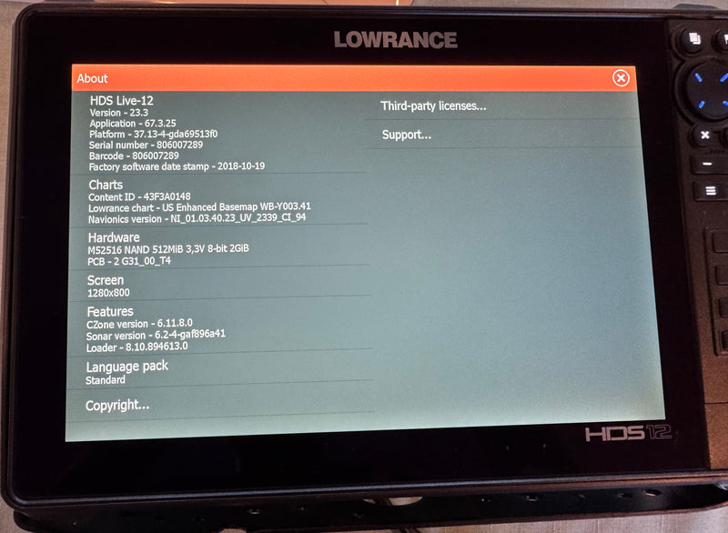 Load image into Gallery viewer, Used Lowrance HDS 12 Live
