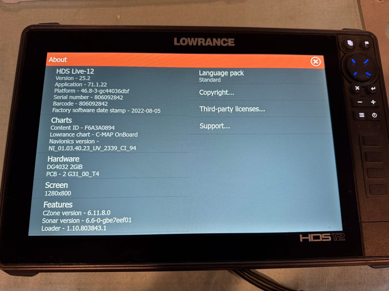 Load image into Gallery viewer, Used Lowrance HDS 12 Live
