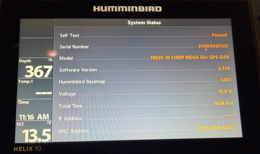Used Humminbird Helix 10 MDI G4N