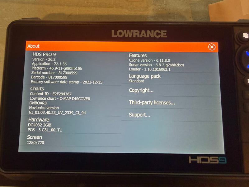 Load image into Gallery viewer, Used Lowrance HDS 9 PRO
