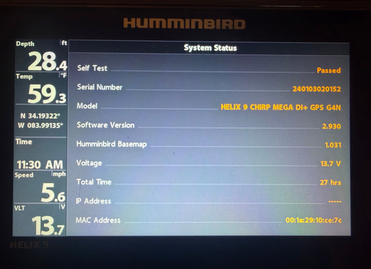 Used Humminbird Helix 9 MDI G4N