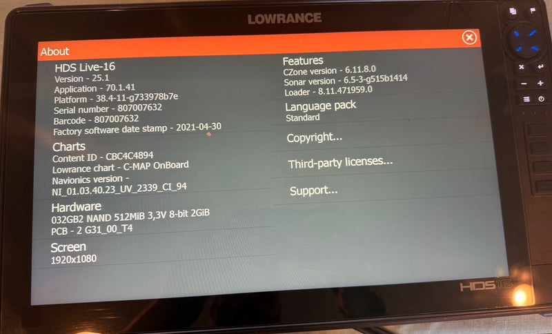 Load image into Gallery viewer, Used Lowrance HDS 16 Live
